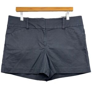 Women's Shorts Mid Rise Size 12 Black Ann Taylor Signature Capsule Wardrobe